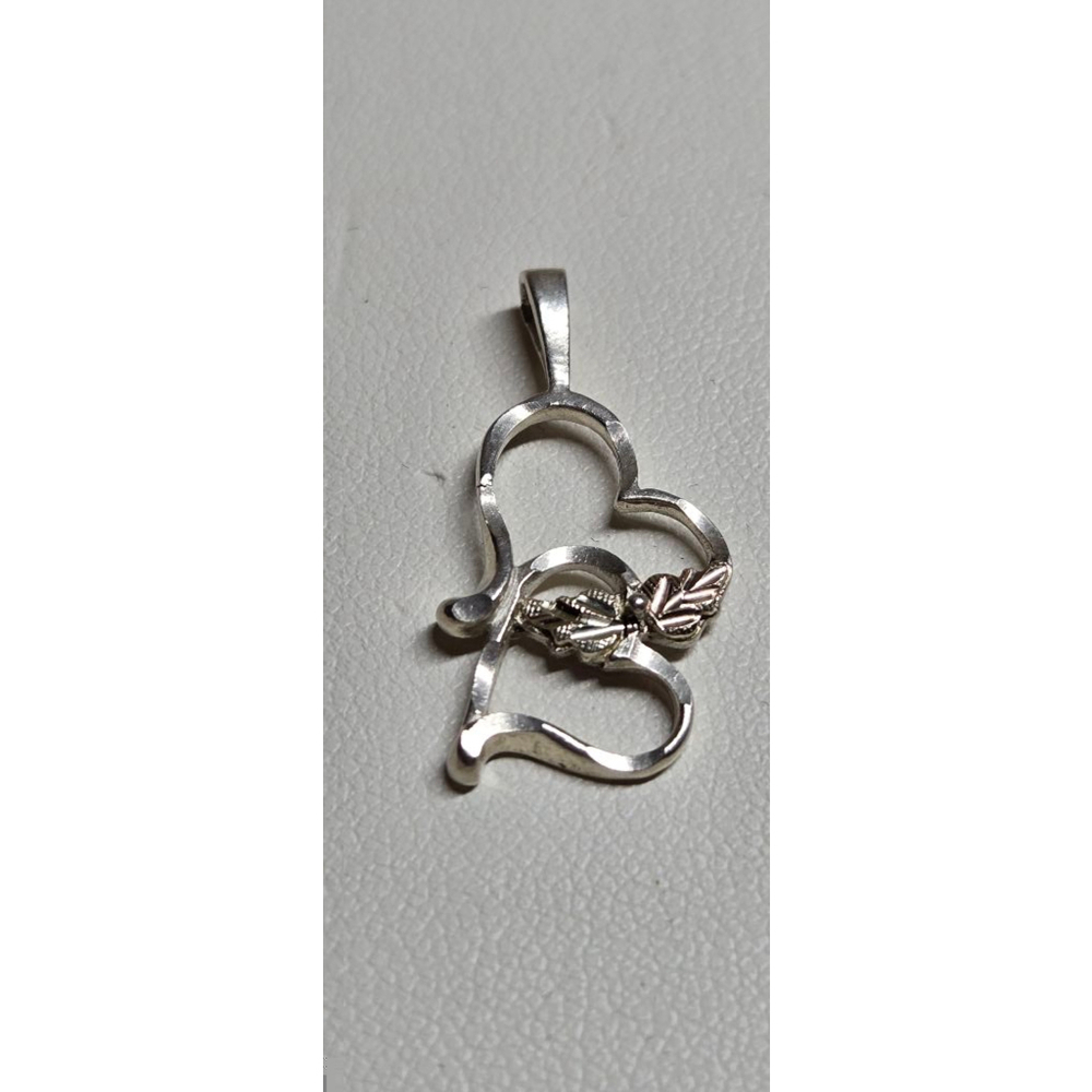 Vintage black hills 12k gold 925 sterling pendant
